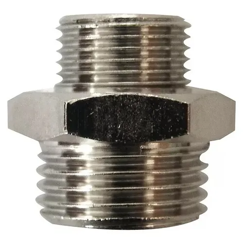 Druckluft Doppelnippel 1/4