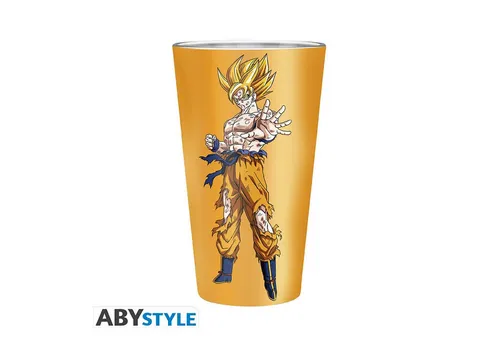 ABYstyle Tasse DRAGON BALL - Large Glass - 400ml - Goku Super Saiyan - box