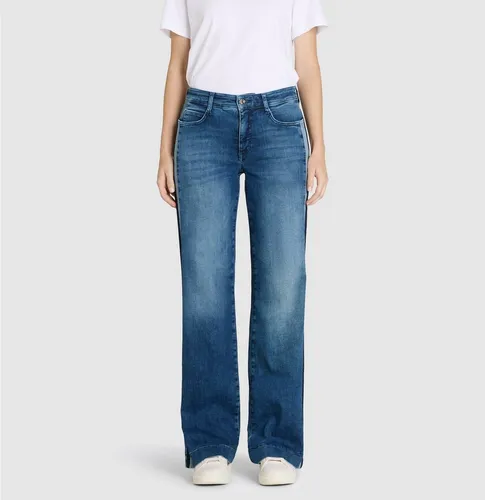 MAC Weite Jeans WIDE im Five-Pocket Style blau 34 - Modische Jeans im Five-Pocket Style, aus elastischem Denim für optimalen Tragekomfort und eine perfekte Passform. Ideal für lässige Outfits.