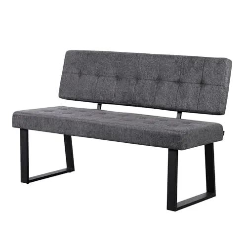 B&D home Sitzbank Sigfrid in schwarz von B&D home