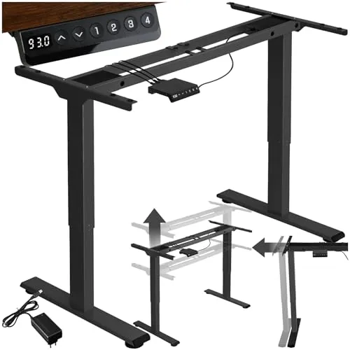 TecTake Tischgestell Melville höhenverstellbar