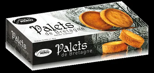 Jacques Menou Palets de Bretagne dickes bretonisches Gebäck Keks Frankreich 120g