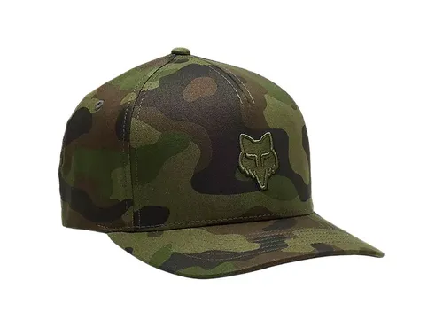 Fox Racing Men's Fox Head Green Camo Flexfit Hat LXL - Caps & Hüte - Flexfit Design für optimalen Tragekomfort, mit markantem Fox Head Logo in grünem Camouflage-Muster.