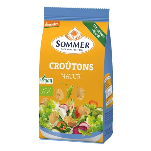 Croutons Natur - Geröstete Brotwürfel 100g | SOMMER