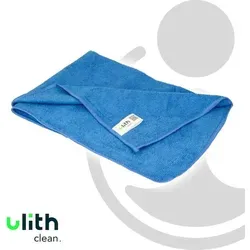 Ulith - Clean-profi Microfasertuch, 40 X 40 Cm, Blau, 300 Gsm, Robust, Langlebig, Mit Hoher Wasseraufnahme