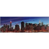 LED-Bild New York mit Beleuchtung und Timer 120x40cm von MCW