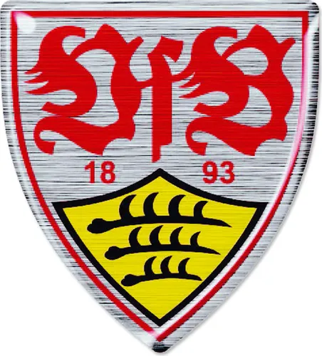 VfB Stuttgart Aufkleber 3D Wappen