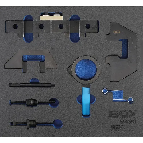 BGS Werkstattwageneinlage 2/3: Motor-Einstellwerkzeug-Satz für BMW