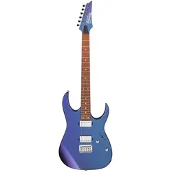 Ibanez GRG121SP-BMC E-Gitarre - Blue Metal Chameleon - RG Gio Serie, hochwertige E-Gitarre mit 2x Classic Elite Humbucker für kraftvollen Sound, ideal für Rock und Metal.