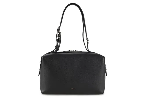 Furla Double Umhängetasche M Leder 22.5 cm  schwarz
