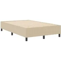 vidaXL Boxspringbett Grau Grün 120 x 190 cm von vidaXL