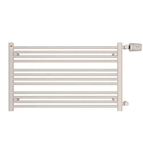 MERT Austausch Badheizkörper - 1000x600 mm, weiß RAL 9016, hohe Wärmeleistung bis 524 Watt, ideal für Zentralheizung und Elektrobetrieb