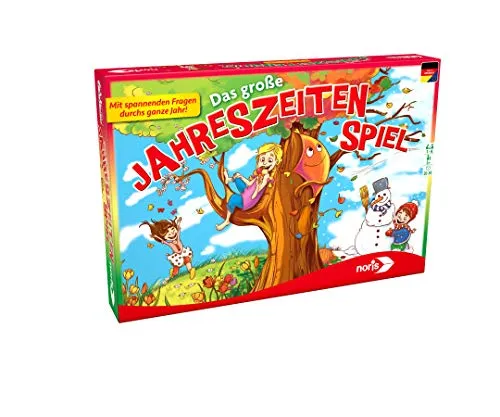 Noris 606011682 - Das Große Jahreszeitenspiel, Kinderspiel
