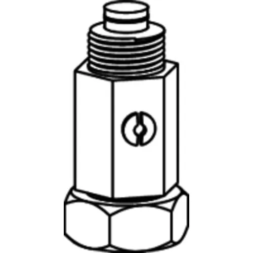 MEPA Kugelhahn Sanicontrol 1/2 mit Überwurfmutter 3/4