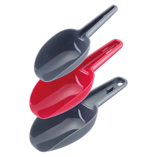 WESTMARK Abwiegeschaufel-Set Trionale grau, rot 90902270