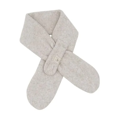 maximo GOTS BABY-Steckschal, Baumwollfleece Baumwollfleece in braun von Maximo