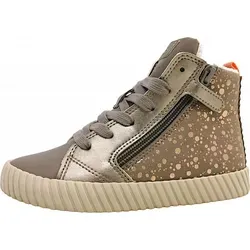 Geox Mädchen J Mirroless Girl Sneaker, Beige, 34 EU - Sneaker mit atmungsaktivem Kälteschutz und optimaler thermischer Isolierung, ideal für kalte Tage. Schnelles Anziehen und herausnehmbare Innensohle für maximalen Komfort.