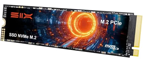SIX NVME M.2 SSD PCIe 4.0-2TB m.2 2280 ssd, Lesen bis zu 7.350MB/s für Gaming PS5 Speichererweiterung mit heatsink, Interne Solid-State-Laufwerk PCIe gen 4x4 Nvme für Laptop Desktop PC