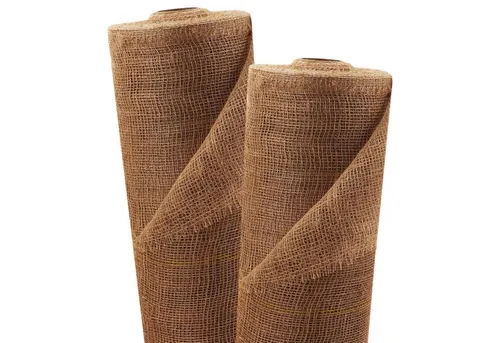 Aquagart Jutegewebe 20m x 1m - Hochwertige Jutematte für Garten und Dekoration - Abdeckplanen - Witterungsbeständiges Jutegewebe für Pflanzenwinterschutz, umweltfreundlich und individuell zuschneidbar für vielseitige Anwendungen.