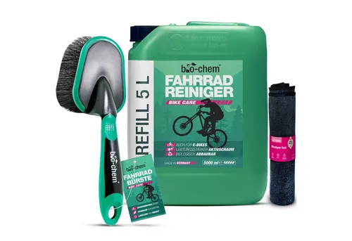bio-chem Fahrradreiniger - 750 ML - Fahrrad-Pflegemittel mit biologisch abbaubarem Aktivschaum, entfernt hartnäckigen Schmutz und schont Materialien wie Carbon und Aluminium.