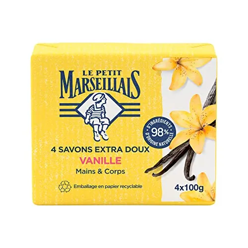 Le Petit Marseillais Extra Milde Seife Vanille 4 x 100 g