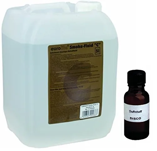 Liter Eurolite C (Standard) Nebelfluid + 30 ml Duftstoff Disco-Energy, Smoke-Fluid, Nebel-Fluid-Flüssigkeit für Nebelmaschine 5