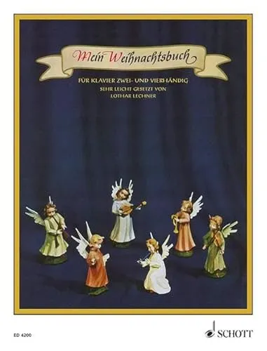 Mein Weihnachtsbuch: 40 Weihnachtslieder für Klavier - Biografien von Country- & Folk-Musikern. Ideal für festliche Anlässe mit vollständigen Texten und Arrangements für 2- und 4-händiges Spiel.