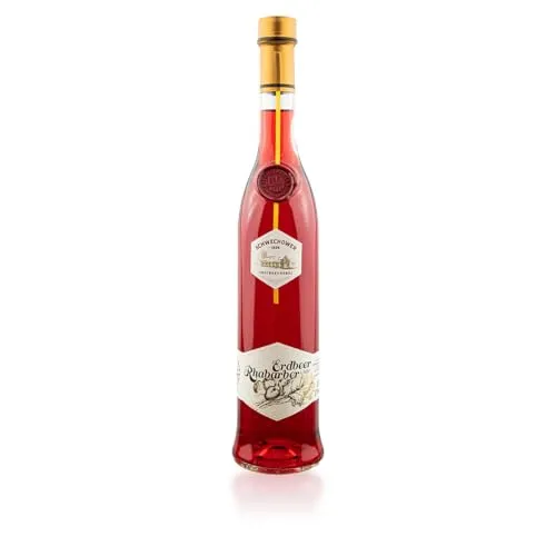 Likör Erdbeer-Rhabarber 0,5l (17% Vol.) 500ml | Schwechower Brennerei (1229)