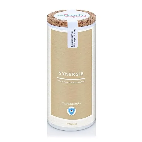 Wunschkapsel SYNERGIE OPC Multi Komplex | extrem hochdosierte Polyphenole, MPC, OPC | XL-Reichweite, 290 vegane Kapseln