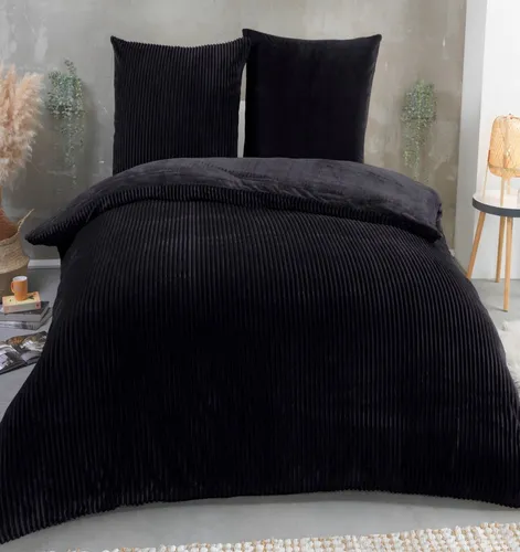 Kuscheli Wendebettwäsche 200x200 cm, Cashmere Touch - Bettwäsche-Set aus atmungsaktiver Mikrofaser, ideal für Allergiker. Pflegeleicht und bügelfrei für einen gesunden, erholsamen Schlaf.