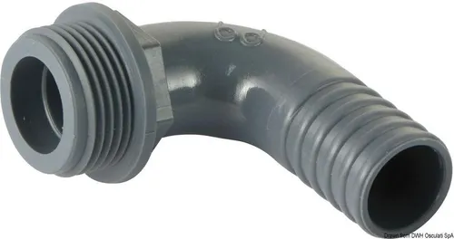 90° PP Schlauchadapter 1