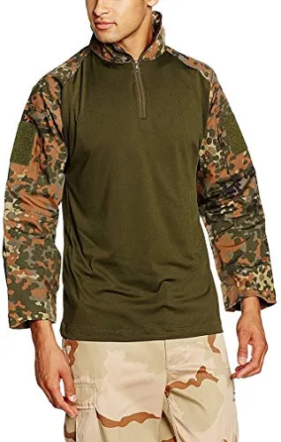 Feldhemd Tactical flecktarn - NEU, SWAT & Paintball Shirt - Ausrüstung & Zubehör, strapazierfähiges Material für optimale Bewegungsfreiheit und Tarnung im Einsatz.