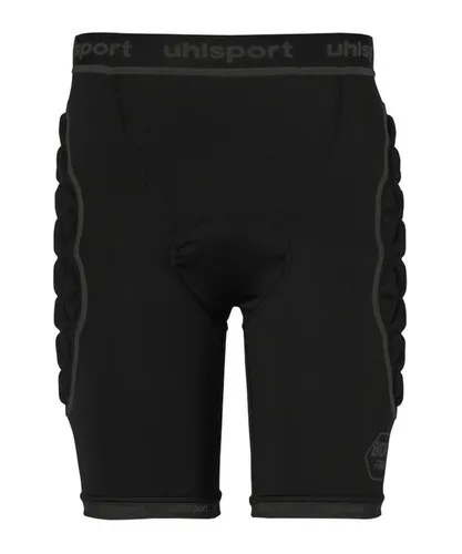 uhlsport Bionikframe Padded Short Black Edition - Gepolsterte Unterzieh-Shorts für Torhüter - Torwarthosen mit innovativem Dämpfungssystem für optimalen Schutz und Bewegungsfreiheit. Ideal für Fußball, Handball und Volleyball, sorgt für höchsten Tragekomfort.