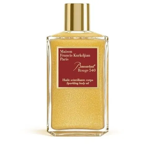 Maison Francis Kurkdjian Baccarat Rouge 540 Shimmering Body Oil 200 ml - Ganzkörperpflege mit luxuriösem Glanz, nährt die Haut und verleiht einen verführerischen Duft.
