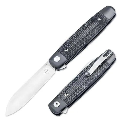BÖKER PLUS Modern Club Knife Gentleman Taschenmesser Nitro-V Micarta
