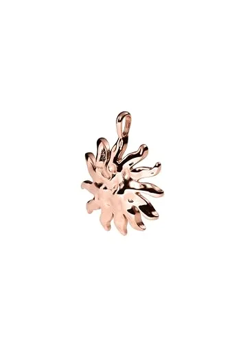 Purelei® Iconic Sun Charm – Anhänger mit strukturierter Oberfläche – Edelstahl, 14K/18K vergoldet – 29,5 x 36,6 mm – Kombinierbar mit Ketten & Armbändern – Wasserfest (Rosegold)