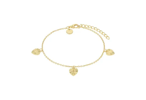 Noelani Armband - Elegantes 925 Sterling Silber Armband mit Herz-Motiv - Armbänder: Hochwertiges 925 Sterling Silber, 16,3 cm lang, mit klassischer Ankerkettengliederung und praktischem Karabinerverschluss – perfekt zum Verschenken oder für besondere Anlässe.