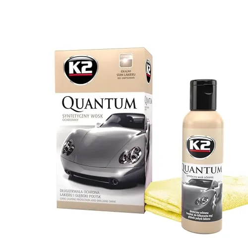 K2 Quantum, Premium Schutzhülle Wachs 140 g + 40 x 40 cm Mikrofasertuch