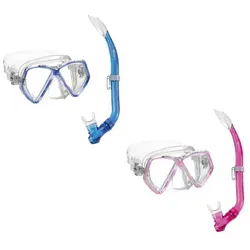 Mares Zephir Jr. Schnorchelset für Kinder - Tauchen & Schnorcheln: Ergonomische Schnorchelmaske mit großem Sichtfeld und EZ Adjust-Schnallen für kinderleichte Anpassung – ideal für unvergessliche Wassererlebnisse!