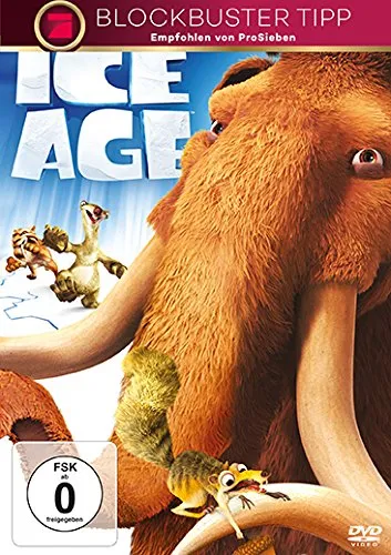 Ice Age - Animationsfilm - Freigegeben ohne Altersbeschränkung, ein lustiges Abenteuer für die ganze Familie mit unvergesslichen Charakteren.