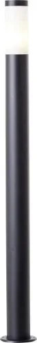 BRILLIANT DODY Außenstandleuchte - Moderne Wegeleuchte in Schwarz, 111cm - Lampen für den Außenbereich mit IP44 Spritzwasserschutz und dimmbarer Funktion. Ideal zur Beleuchtung von Gartenwegen und Einfahrten. Leuchtmittel nicht enthalten, aber LED-kompatibel.