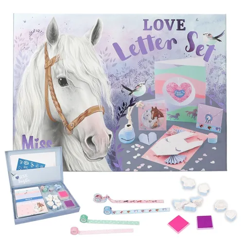 DEPESCHE - MISS MELODY BRIEFPAPIER LOVE LETTER SET PFERDE NEU OVP