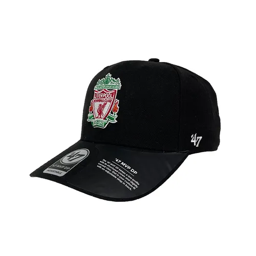 Liverpool FC Basecap - Schwarz, Unisex, Premier League - Fussball-Fanshop: Stylische Cap für FC Liverpool Fans, aus 85% Polyacryl und 15% Wolle, ideal für jedes Outfit und jeden Anlass.