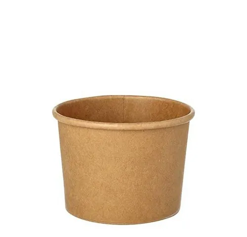 Starpak Becher 25 Suppenbecher, Pappe rund 350 ml Ø 9,8 cm · 7 cm braun