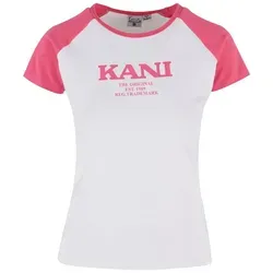 Karl Kani T-Shirt Karl Kani Damen KW242-005-3 Retro Tiny Tee (1-tlg) weiß S (36/38)