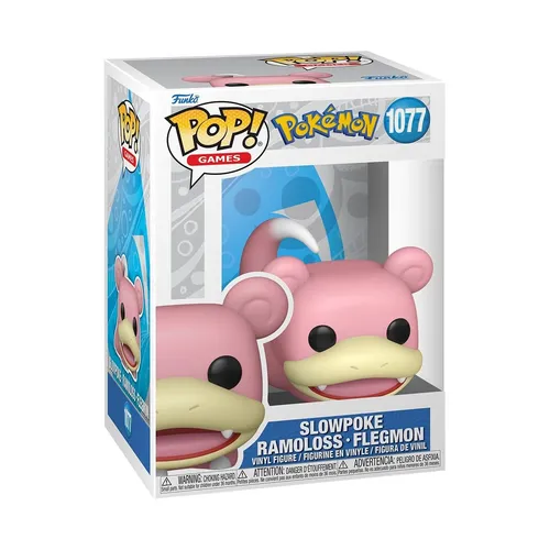 Funko Pop! Games: Pokemon - Slowpoke - Flegmon - Vinyl-Sammelfigur - (US IMPORT)