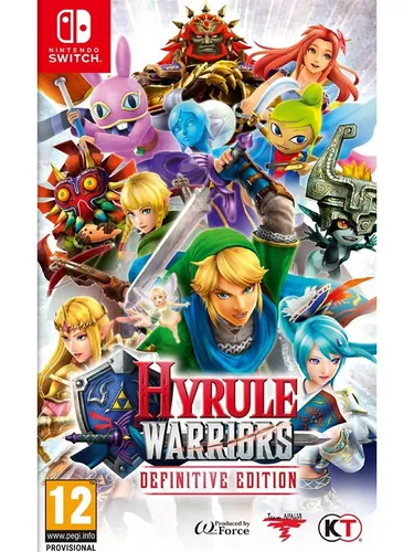 Hyrule Warriors: Definitive Edition für Nintendo Switch - Actionspiel für Nintendo Switch, mit epischen Kämpfen und der Möglichkeit, legendäre Charaktere aus der Zelda-Reihe zu steuern.
