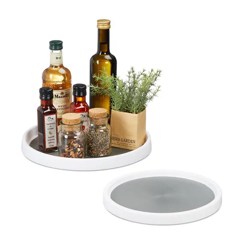 Drehteller Drehscheibe Kühlschrank Organizer Küchen Rondell drehbar Kunststoff