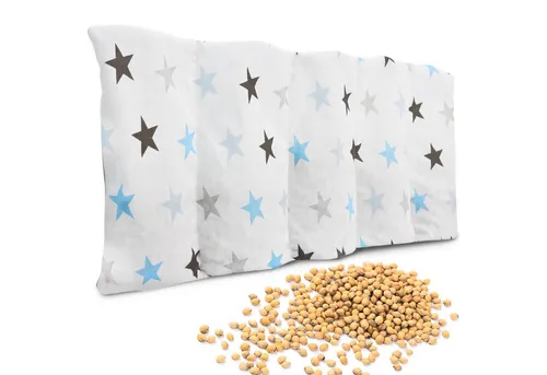 Amilian Kirschkernkissen für Mikrowelle 55x20cm - Körnerkissen - Wärmekissen, 100% Kirschkerne, Kirschkernkissen groß - Heizkissen, Kältekissen - für Nacken und Schulter, Rücken, Bauch