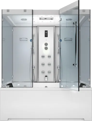 AcquaVapore K80-WS-EH-B Duschtempel 3 in 1